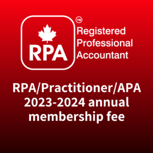 RPA/PRACTITIONER/APA 2023-2024 Annual Membership Fee