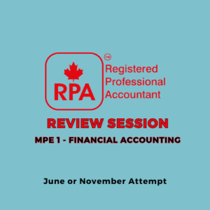 Review session, MPE-1 FINANCIAL ACCOUNTING November