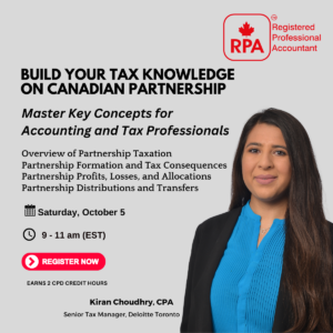 Build Your Tax Knowledge On Canadian Partnership