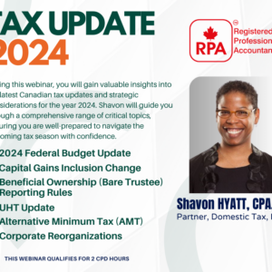 TAX WEBINAR UPDATE 2024