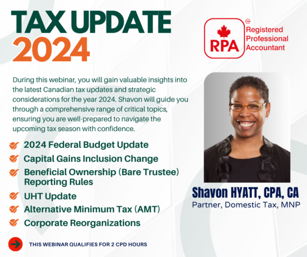 TAX WEBINAR UPDATE 2024