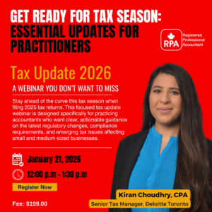 Tax Update Webinar 2026, Get Ready for the Tax season