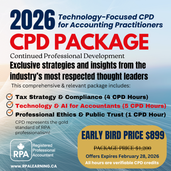 New! CPD PACKAGE 2026 Technology-Focused CPD for Accounting ...