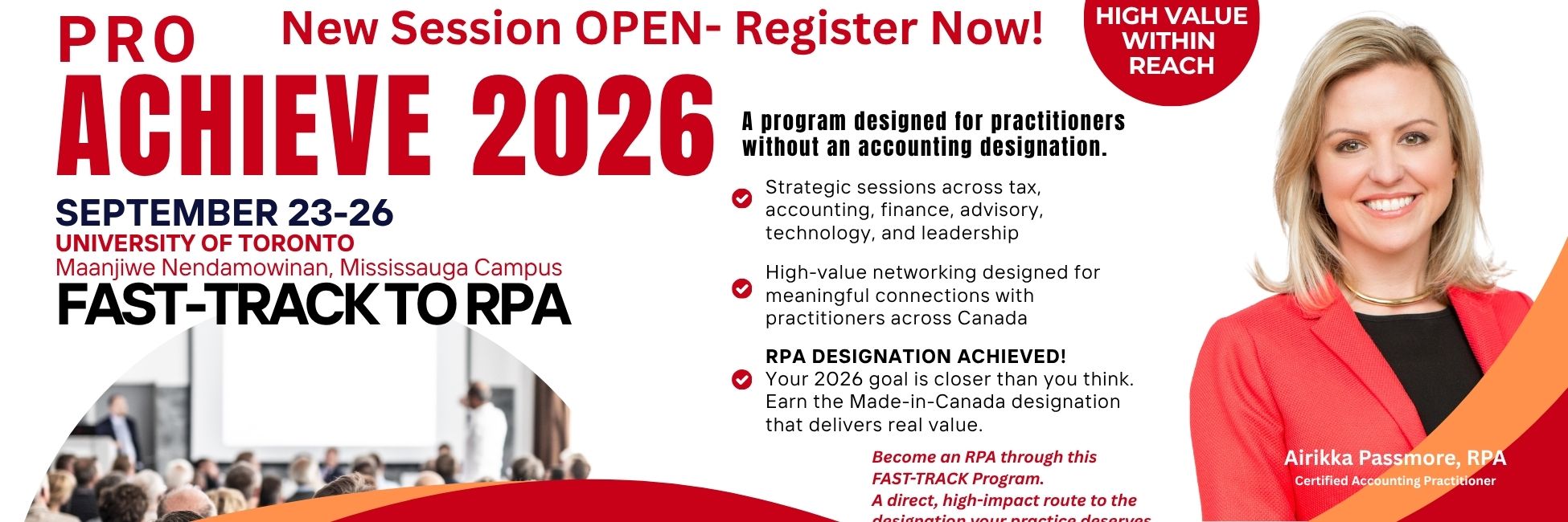 PRO ACHIEVE 2026 Banner 1