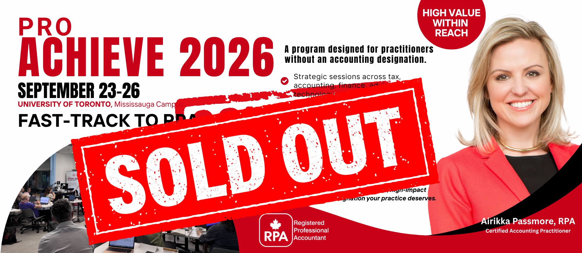 PRO ACHIEVE 2026 Banner 1