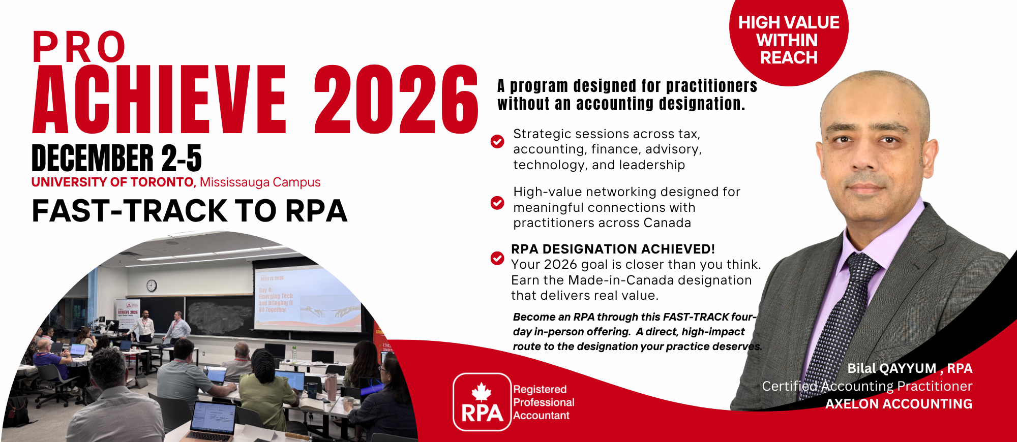PRO ACHIEVE 2026 Banner 1