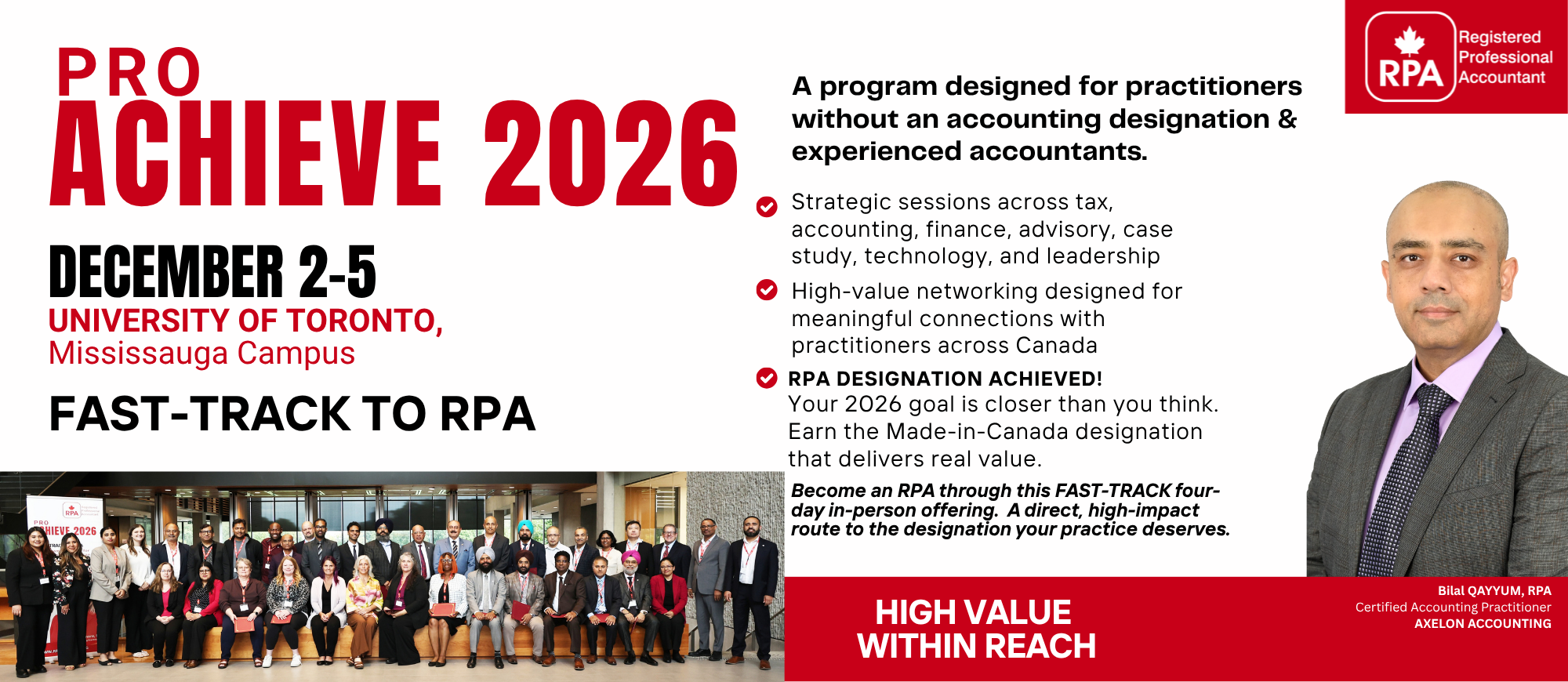 PRO ACHIEVE 2026 Banner 1